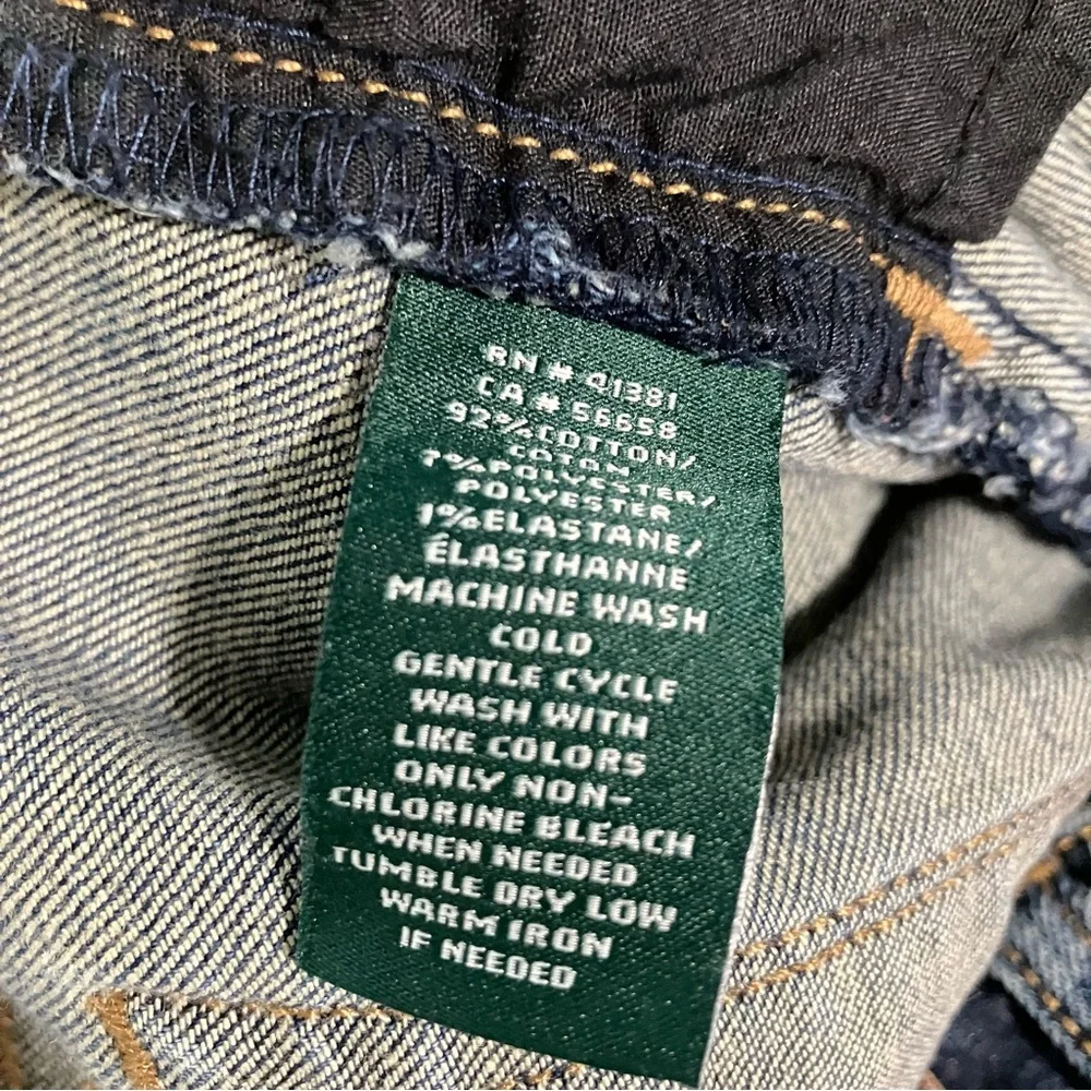 Lauren Ralph Lauren Premier Straight Jeans Size 12 - Picture 6 of 9